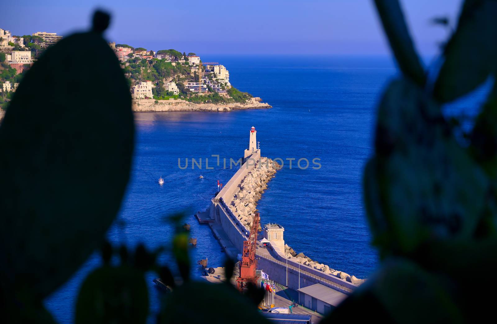 Lighthouse at the Port of Nice, France by jbyard22