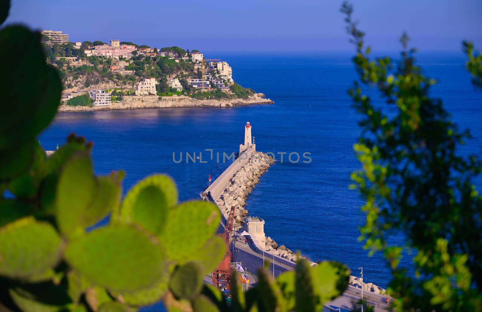 Lighthouse at the Port of Nice, France by jbyard22