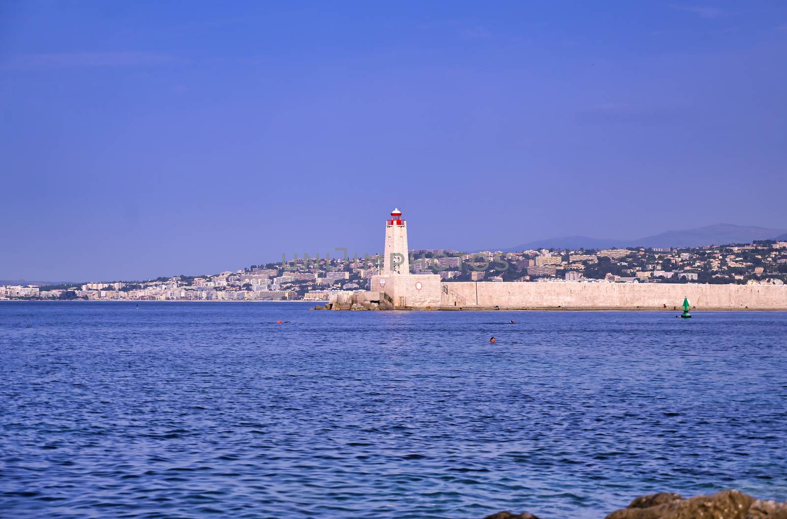 Lighthouse in Nice, France by jbyard22