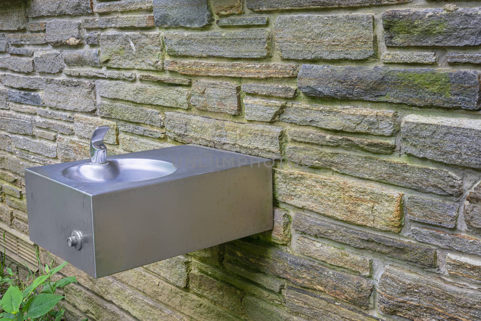 Outdoor Drinking Fountain in the Great Smoky Mountains National  by stockbuster1