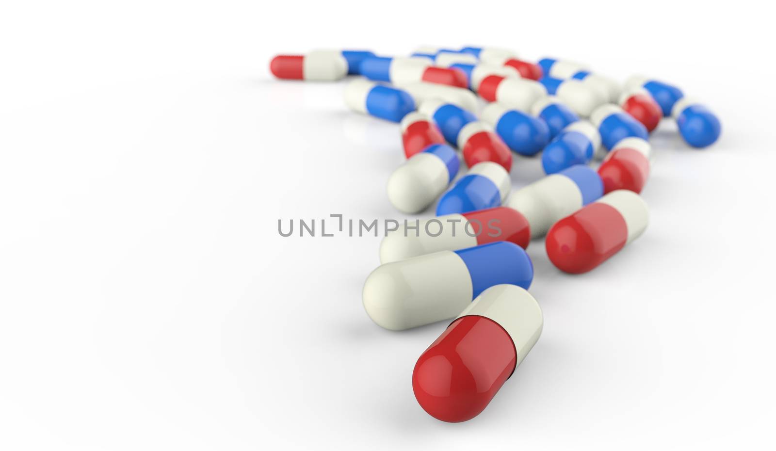 Pills spilling out of pill bottle by everythingpossible