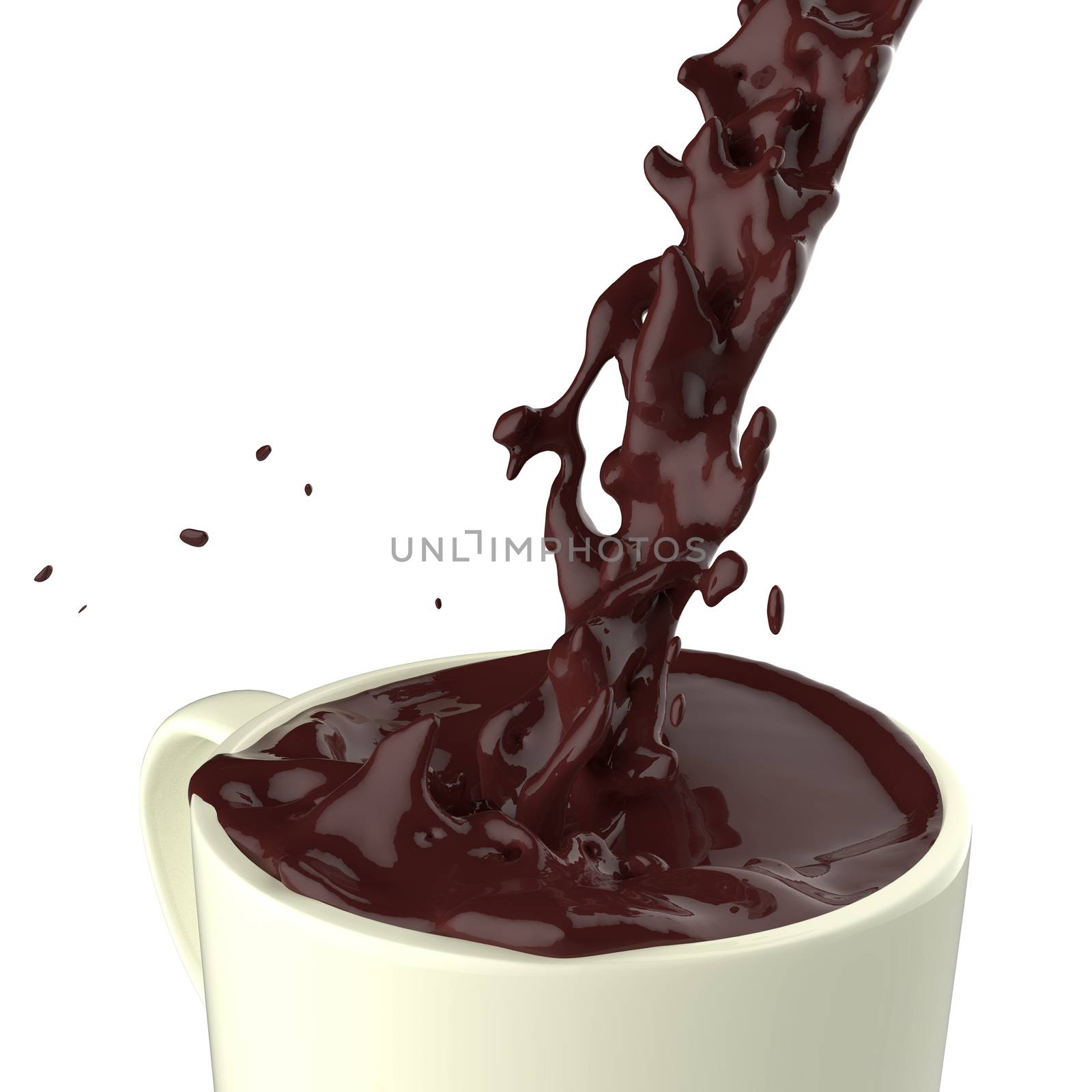 splash of brown melting hot chocolate by everythingpossible