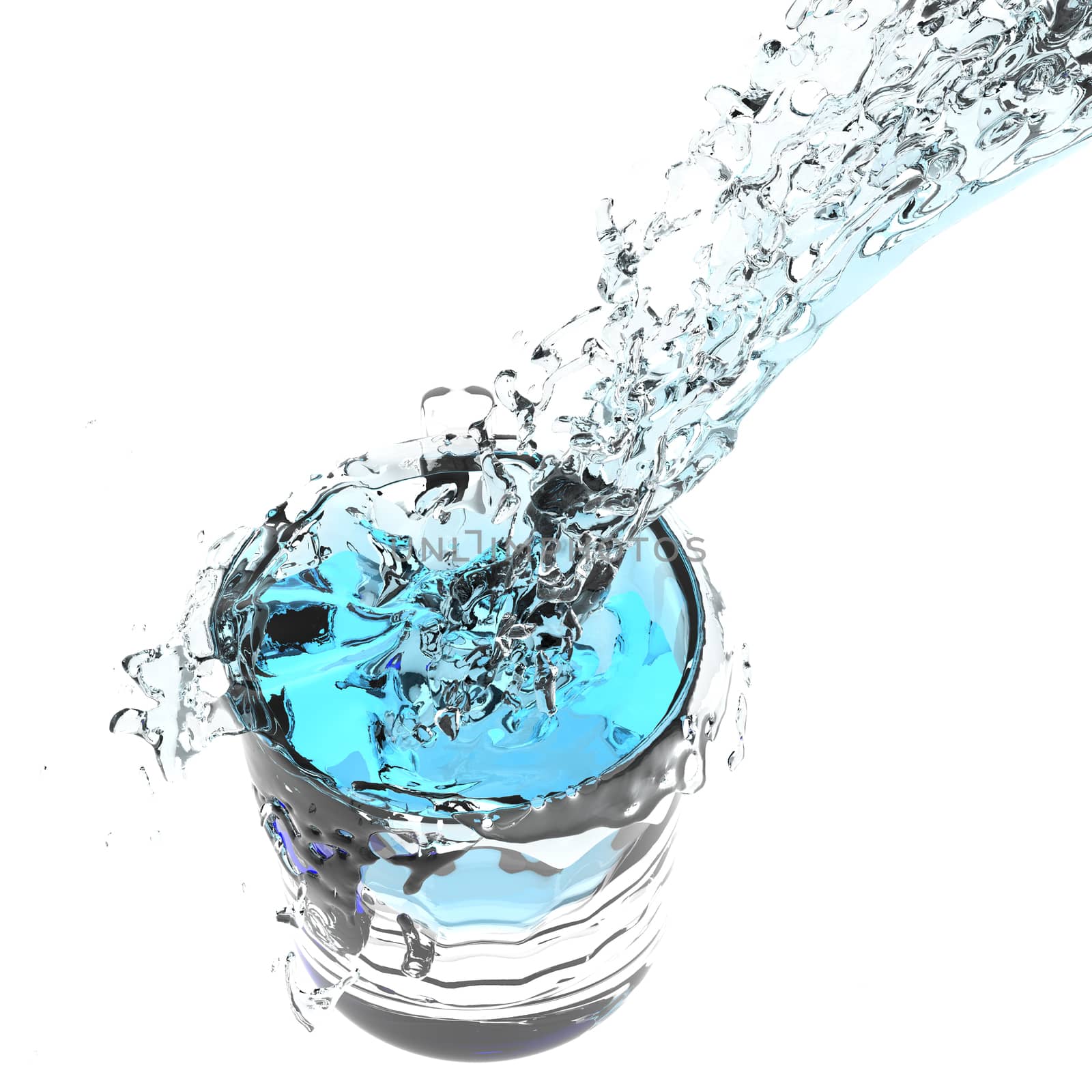 3d water splash  by everythingpossible