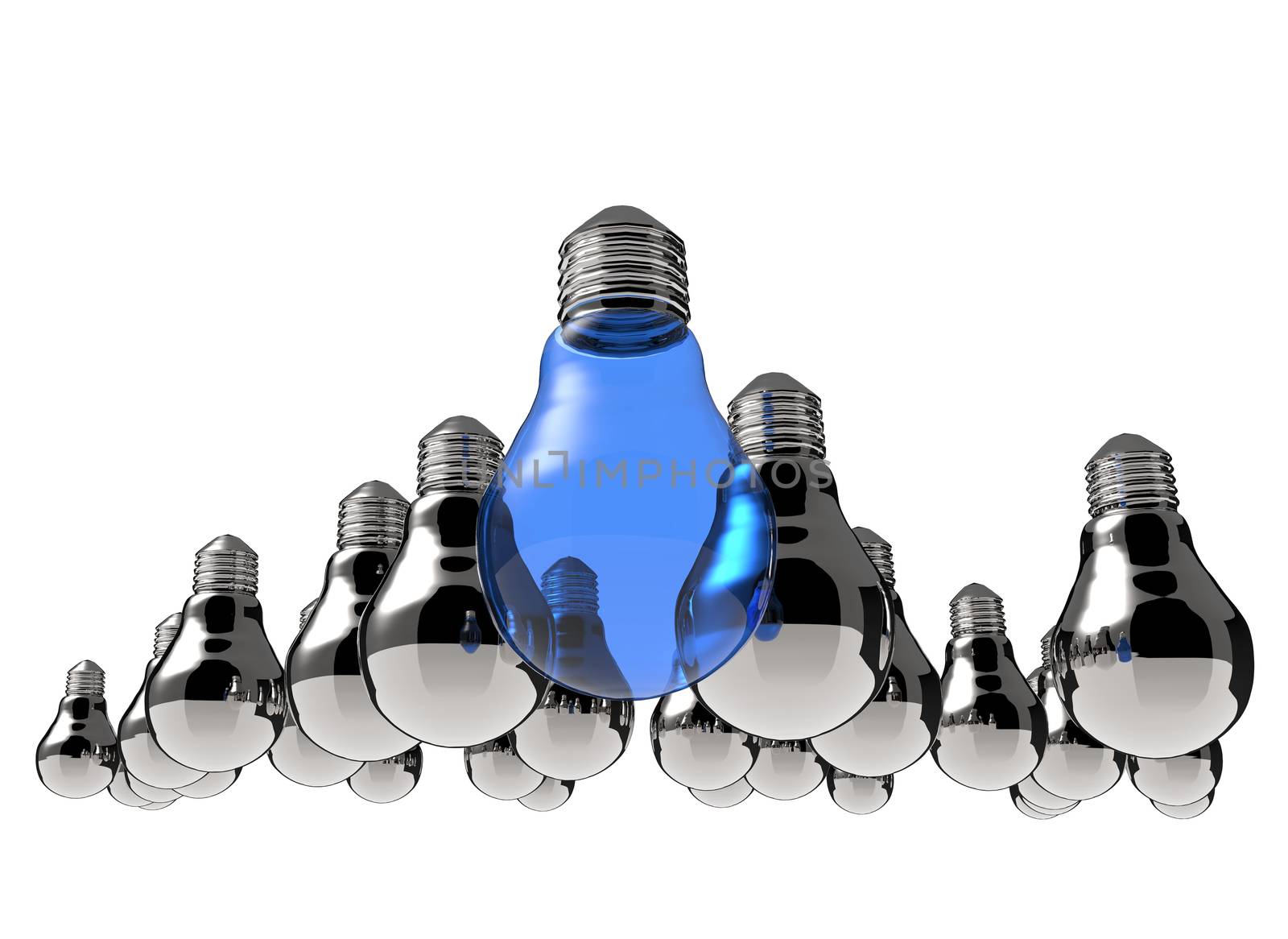 light bulb as leadership concept by everythingpossible