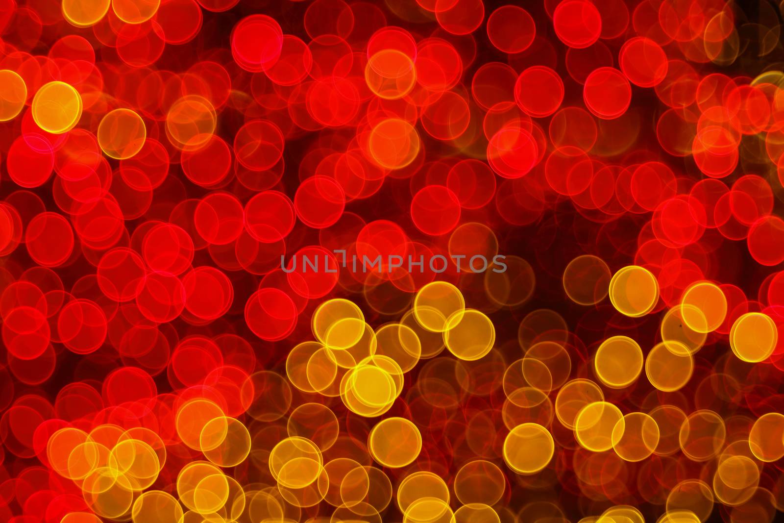 Classic bokeh “soap bubbles” Lush Lava. Festive Christmas elegant abstract background with booble bokeh lights. Background with defocused lights. Copy space.