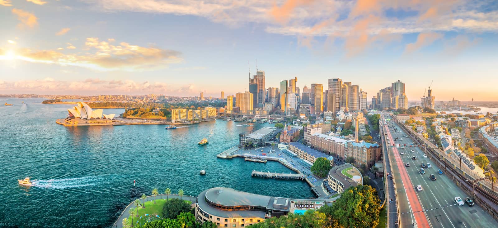 Downtown Sydney skyline in Australia by f11photo