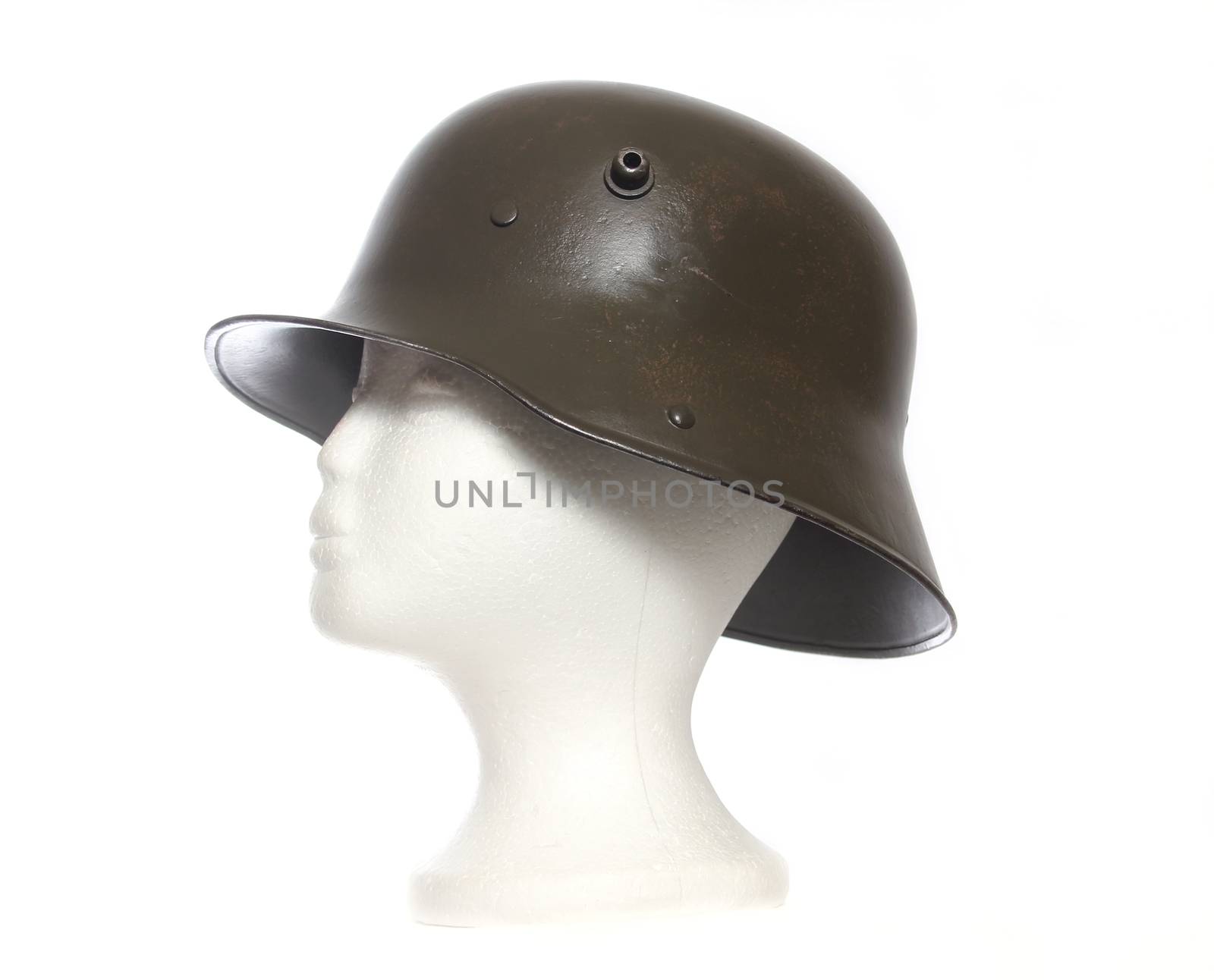 World War 1 German Military Helmet on Mannequin by Marti157900