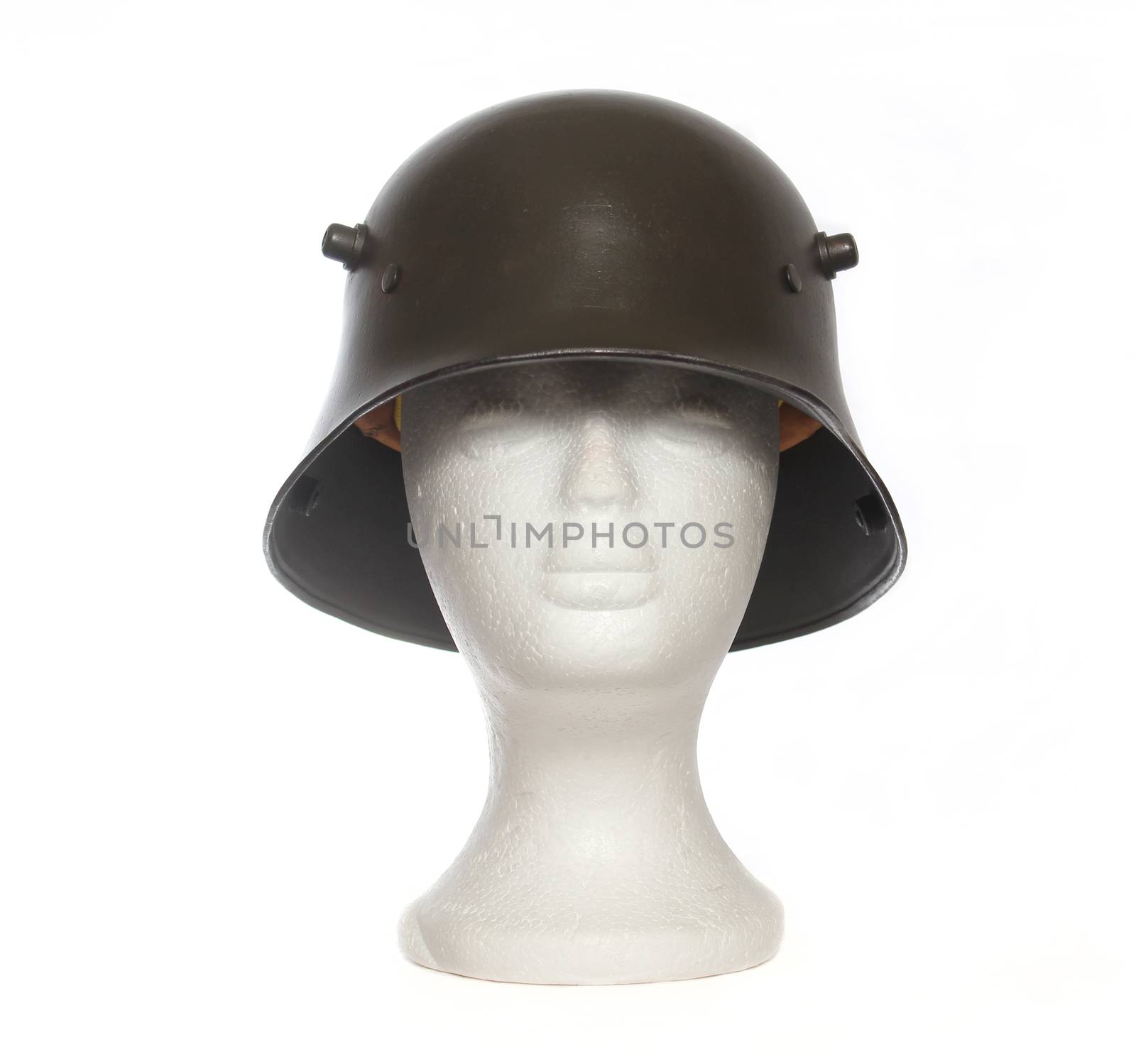 World War 1 German Military Helmet on Mannequin by Marti157900