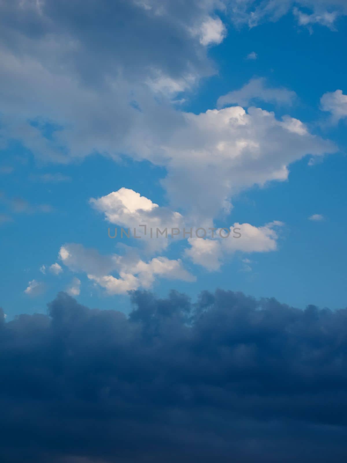 blue sky with clouds useful as a background