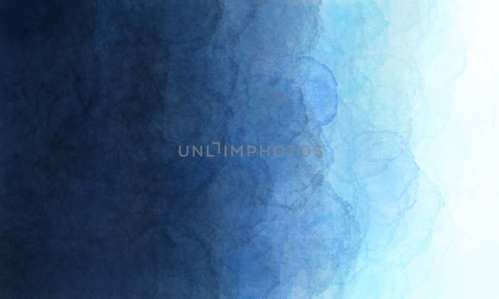 Abstract blue watercolor gradient paint. Liquid fluid grunge texture background. Blank for luxury brochure invitation ad or web template, paper art canvas paint layout. by Ungamrung