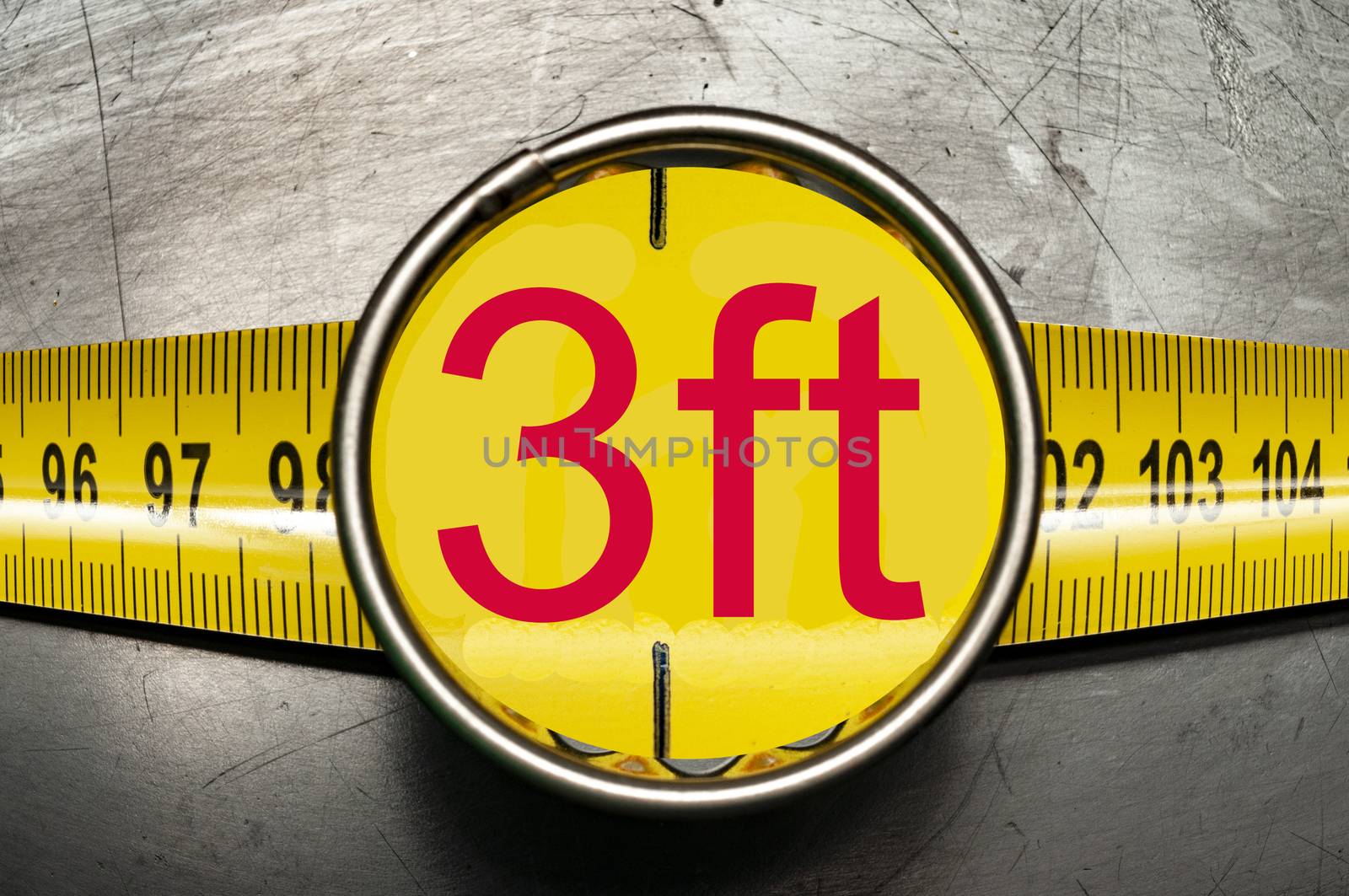 Three feet measuring tape by Haspion