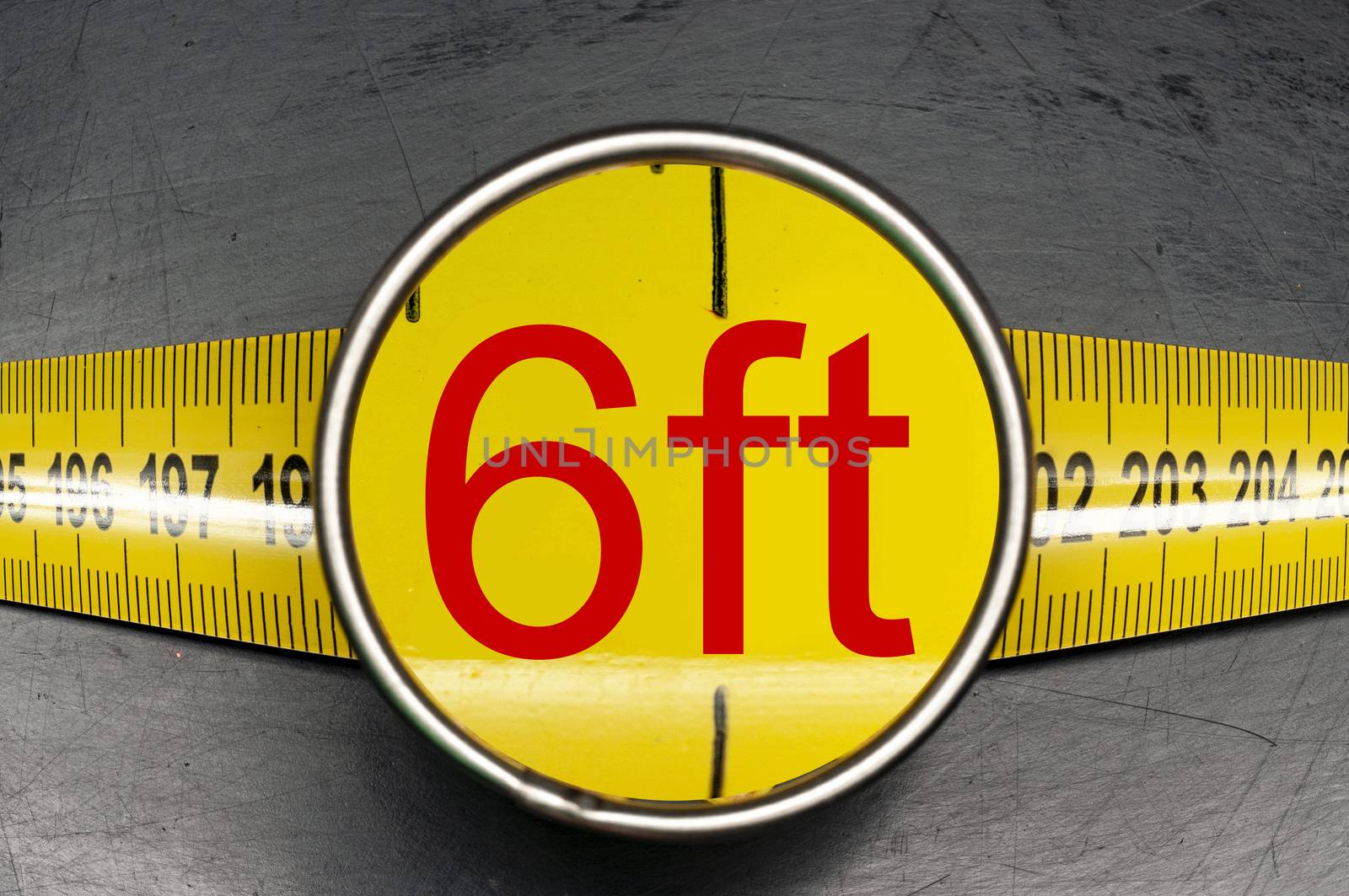 Six feet long measuring tape by Haspion