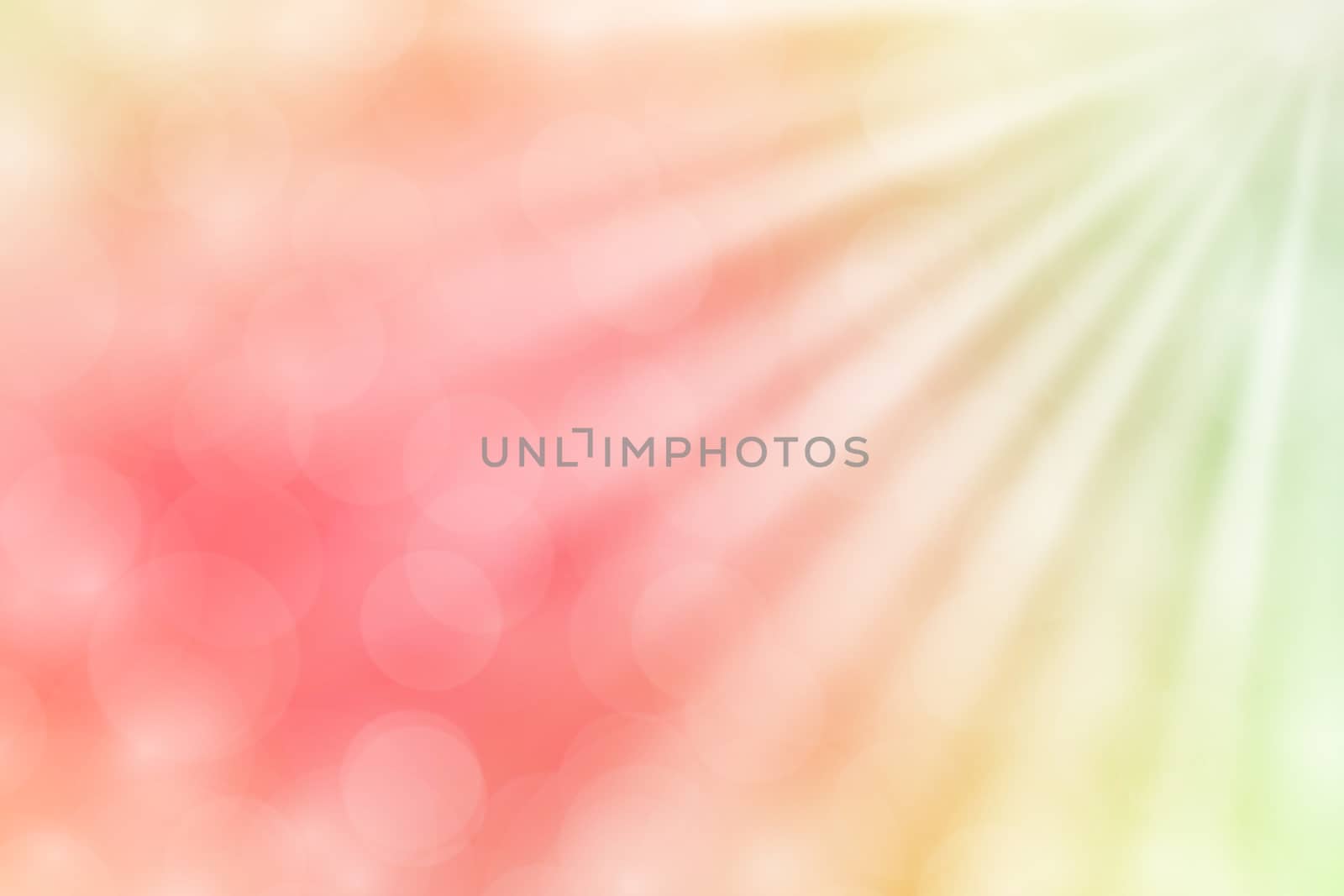 colorful pink and green bokeh lights beam shine on gradient pink and green background for copy space, bokeh colorful light pink and green soft shade, bokeh lights shine on gradient soft pink and green