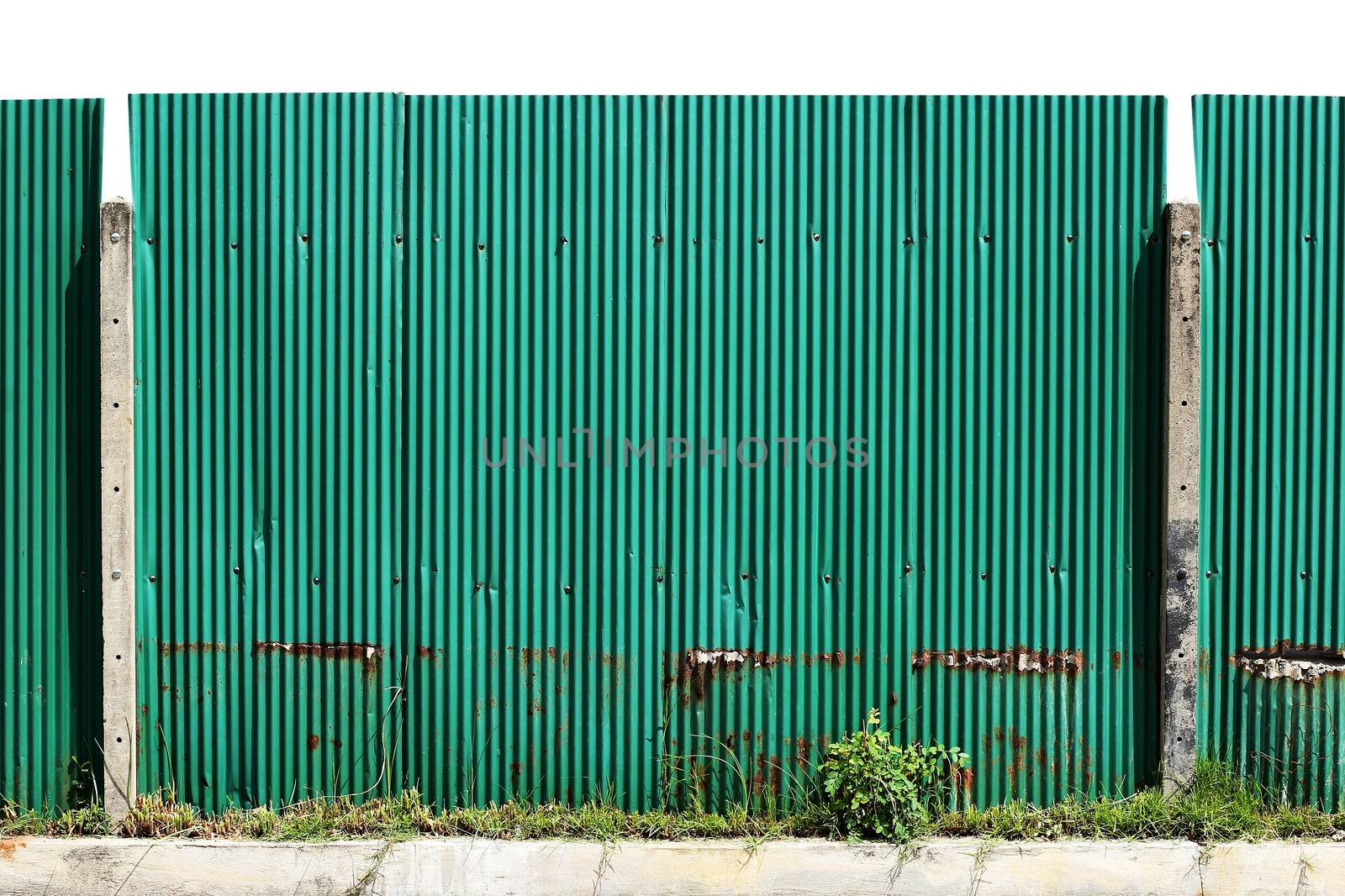 green steel sheet, zinc fence, galvanized fence for texture and background big size by cgdeaw