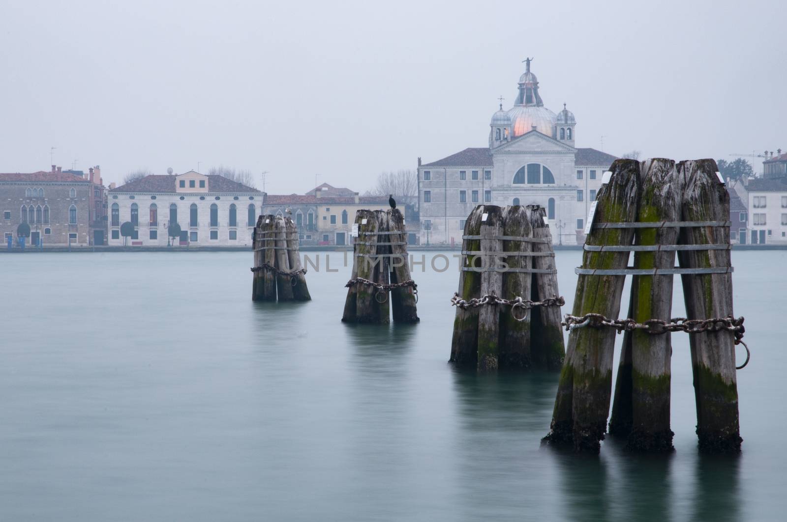 Giudecca channel in Venice early in the morning by Haspion