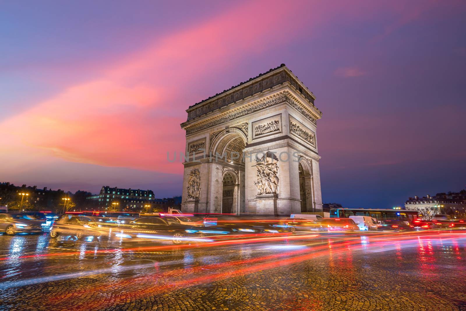 Arc de Triumph in Paris, France by f11photo