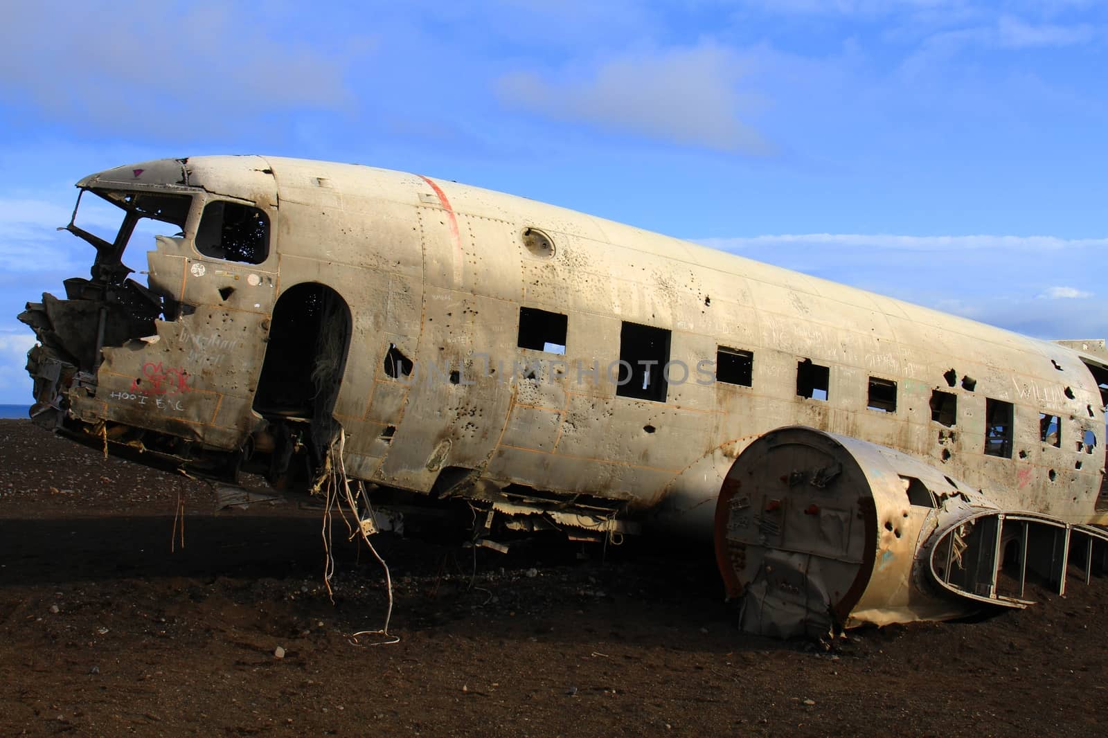 Airplane wrack, Iceland