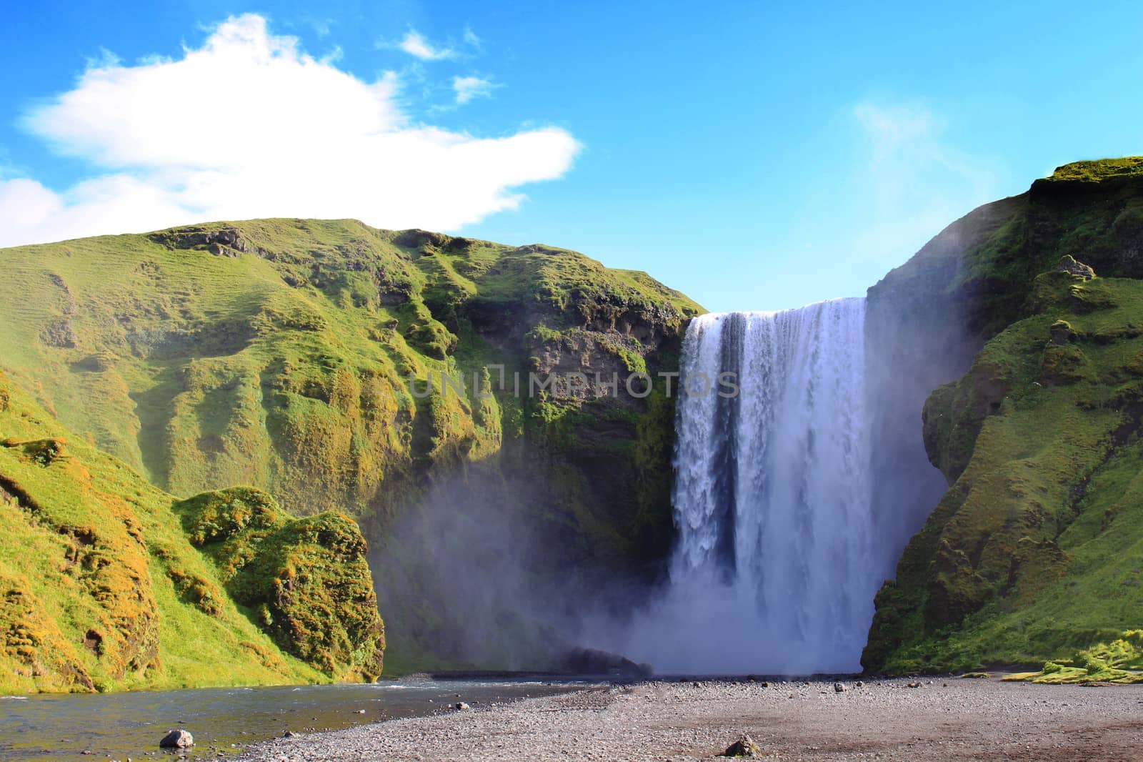 Skogafoss waterfall, Iceland by Jindrich_Blecha