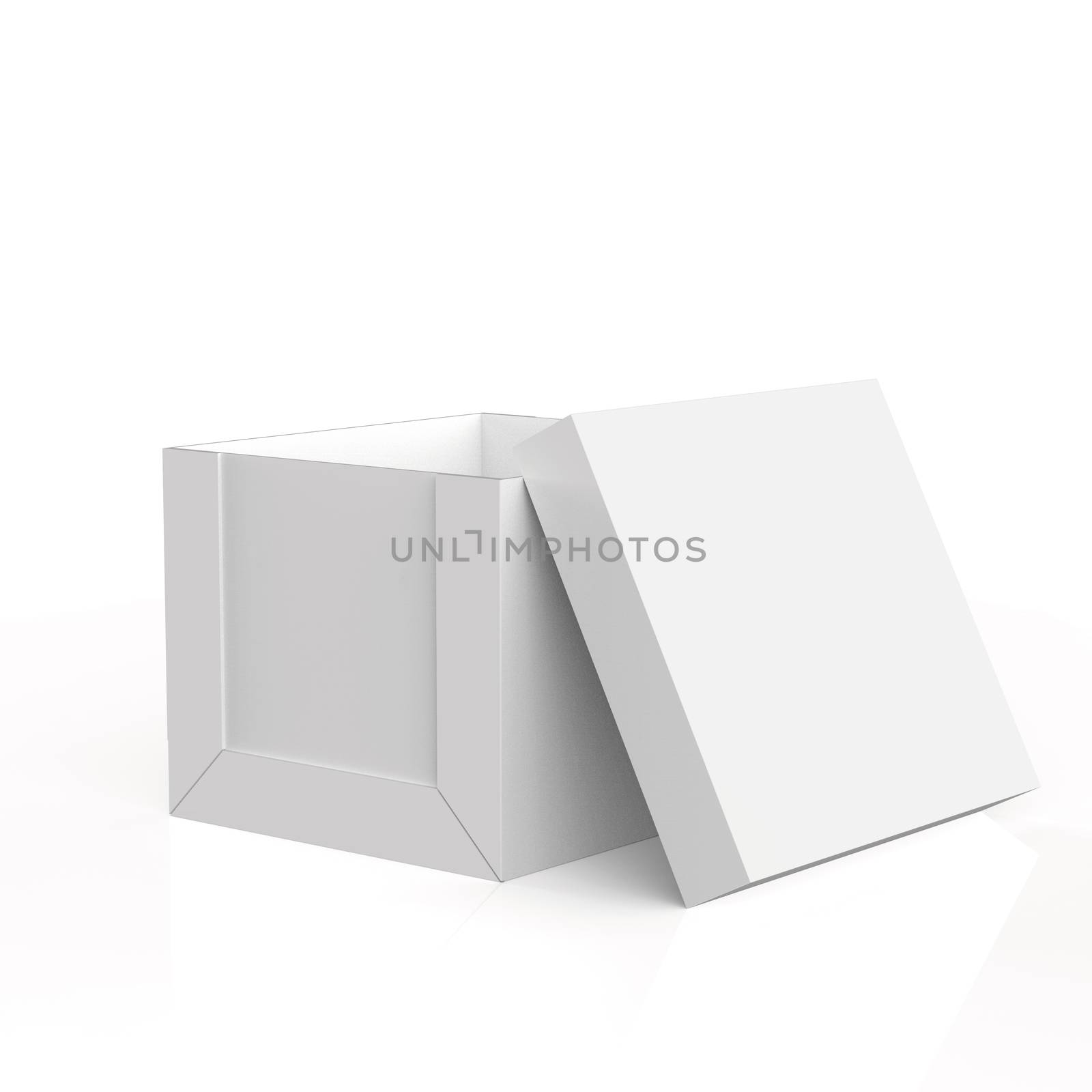 blank boxes on white background 