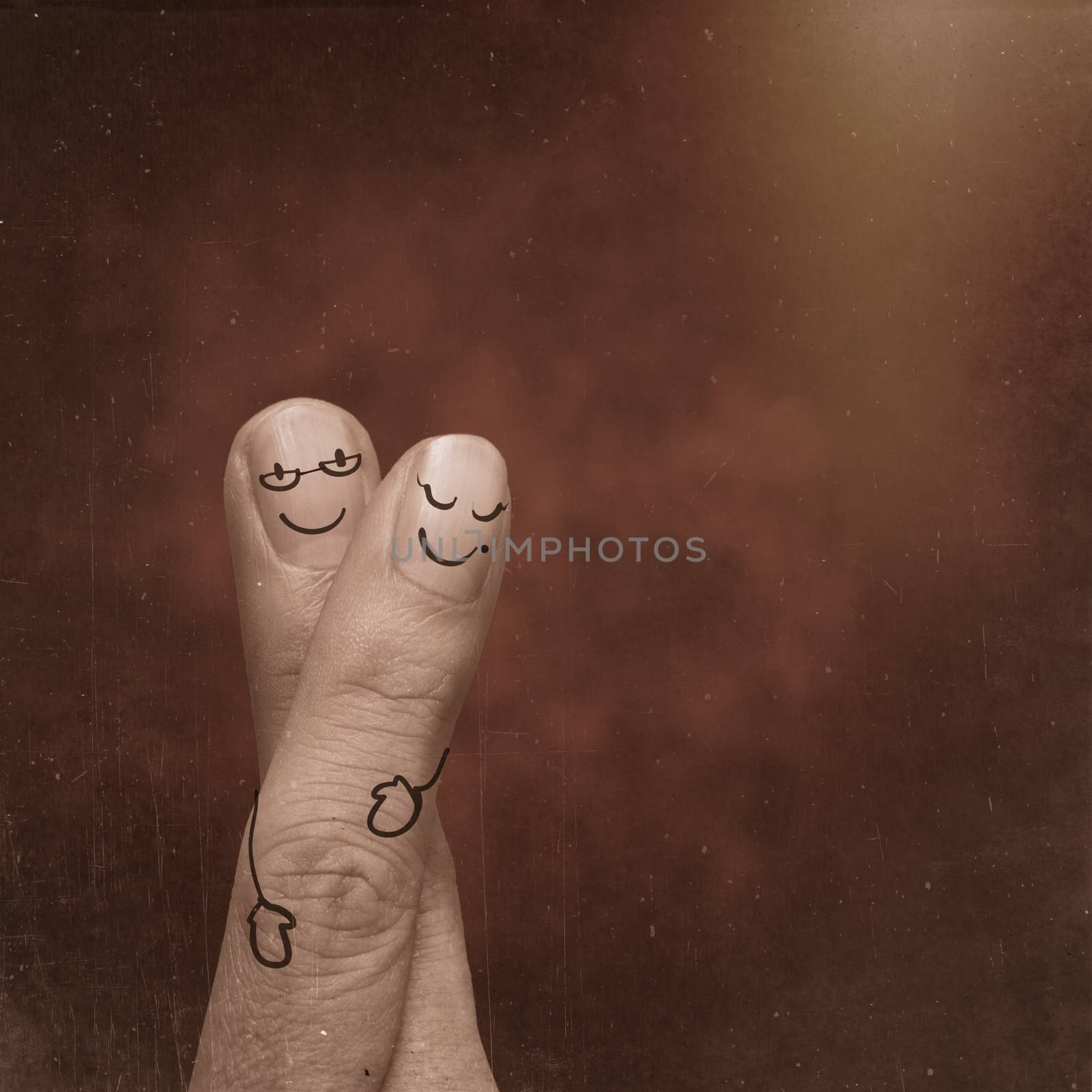 finger happy couple in love creative design by everythingpossible