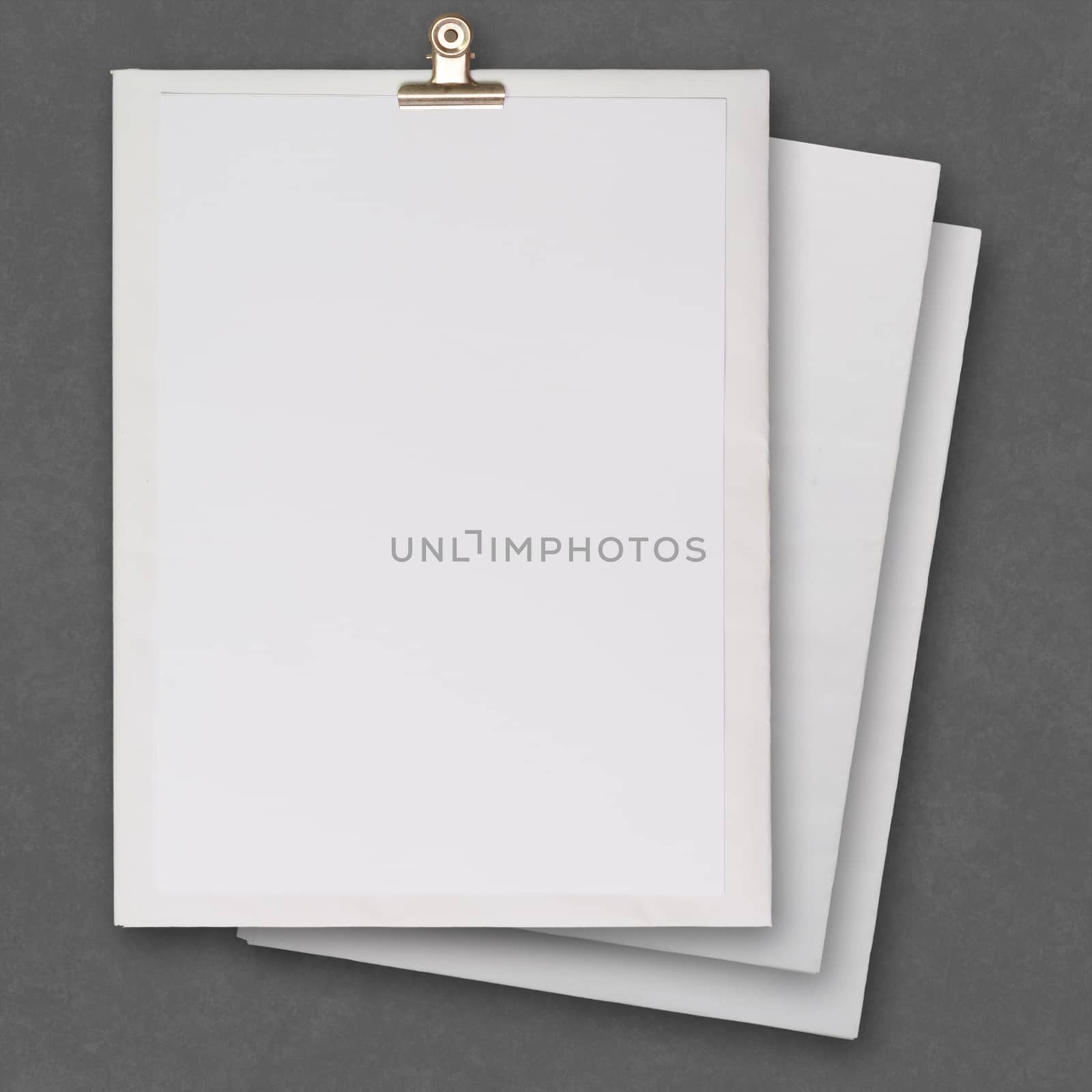  stack of blank paper book on texture background as concept