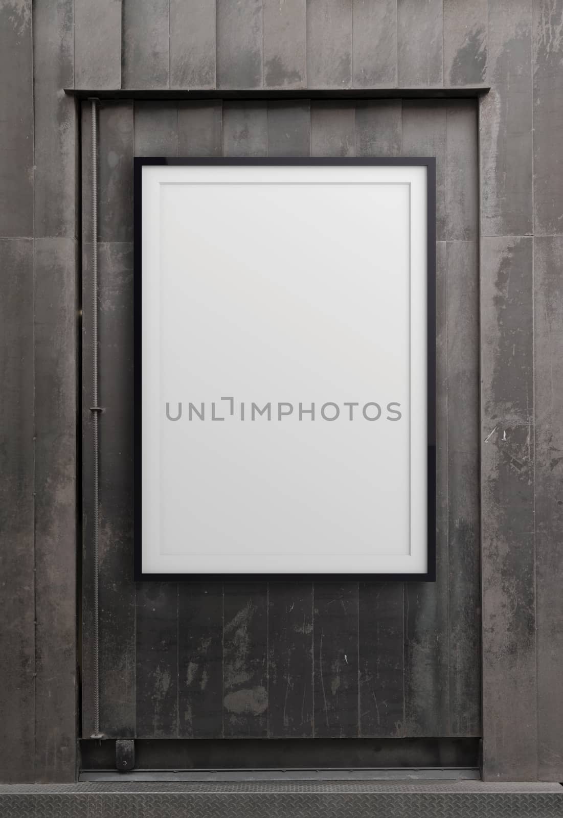 empty modern style frame on composition wall as concept by everythingpossible