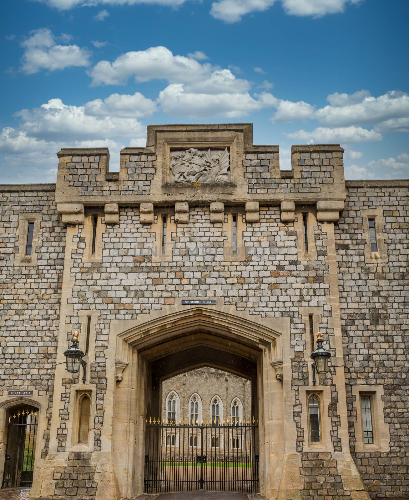 Details on Windsor Castle in Windsor, England