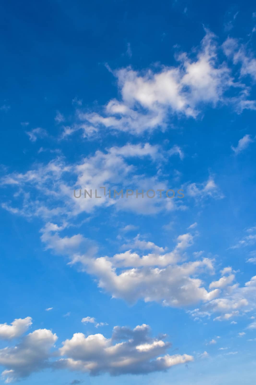 Blue sky and cloud by Surasak