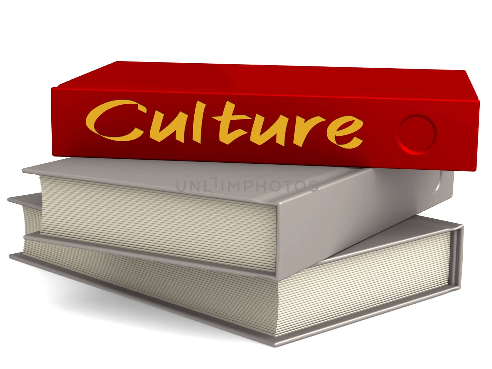 Hard cover red books with Culture word by tang90246