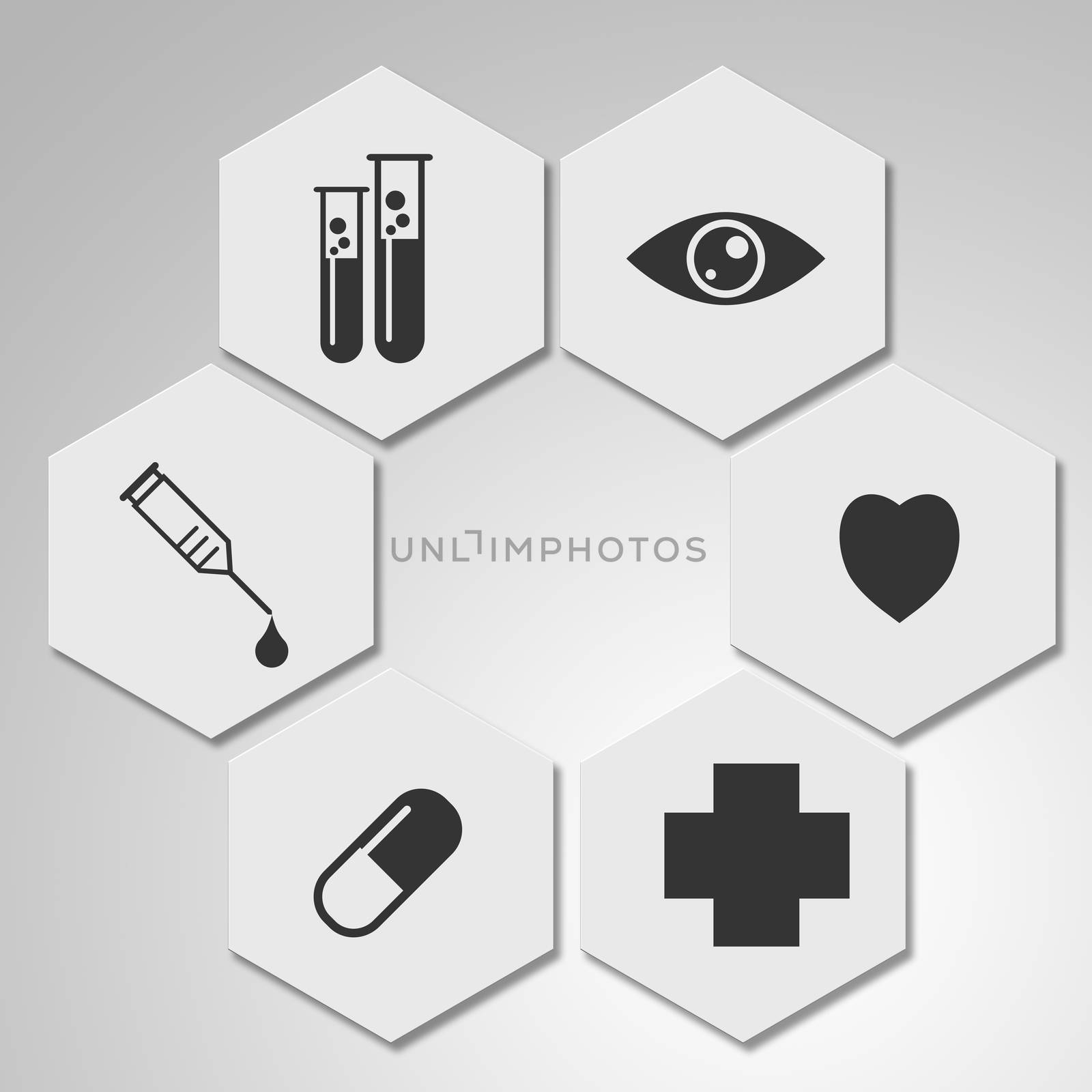 icons as medical concept 