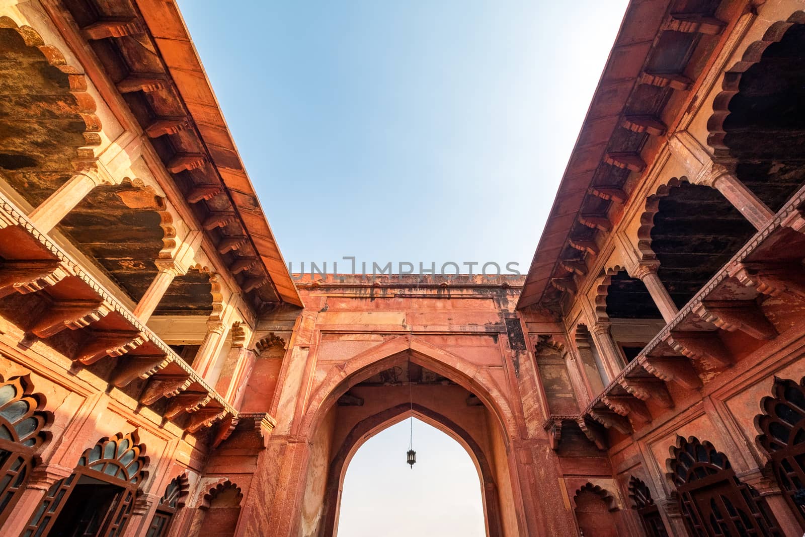 Agra Fort in Agra, Uttar Pradesh, India.  by Tanarch