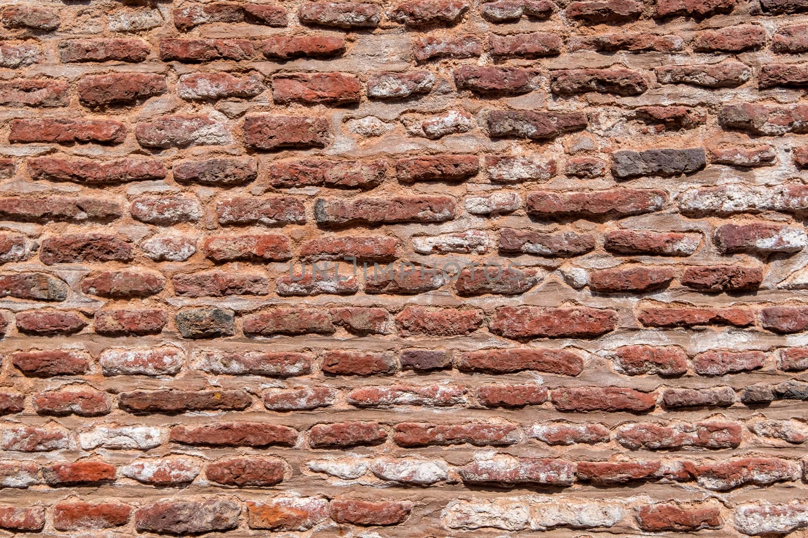 Red brick wall texture background. Material construction. Architectural detail.