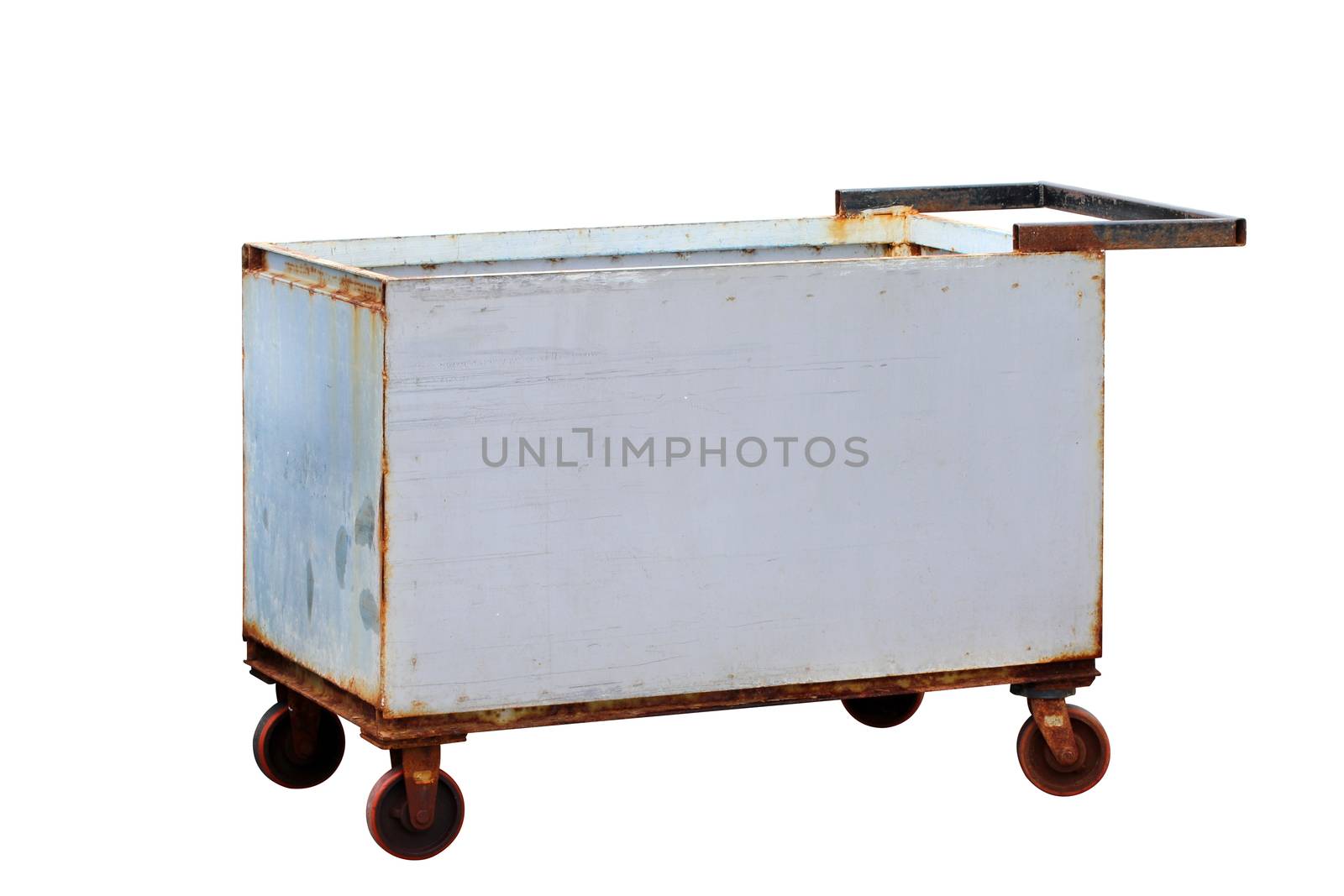 Steel cart, pick up your goods old, Trolley Square shaped Steel trolley, Trailer trash and clear, put its old pickup, pick up around, Tipper Steel, Trailer old Construction cart by cgdeaw