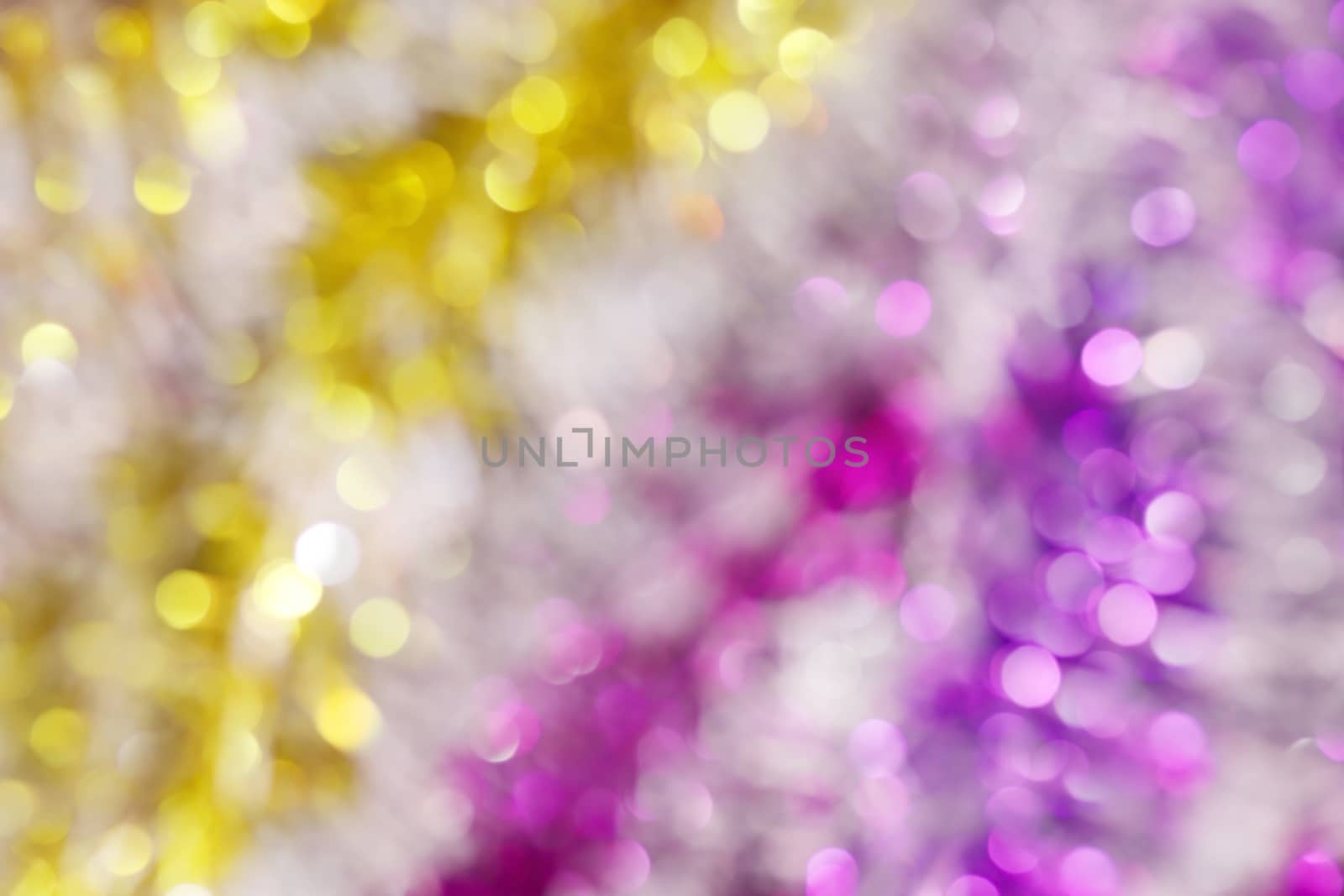 blurred picture yellow gold and purple bokeh colorful glittering for merry christmas and happy new year festival background design by cgdeaw