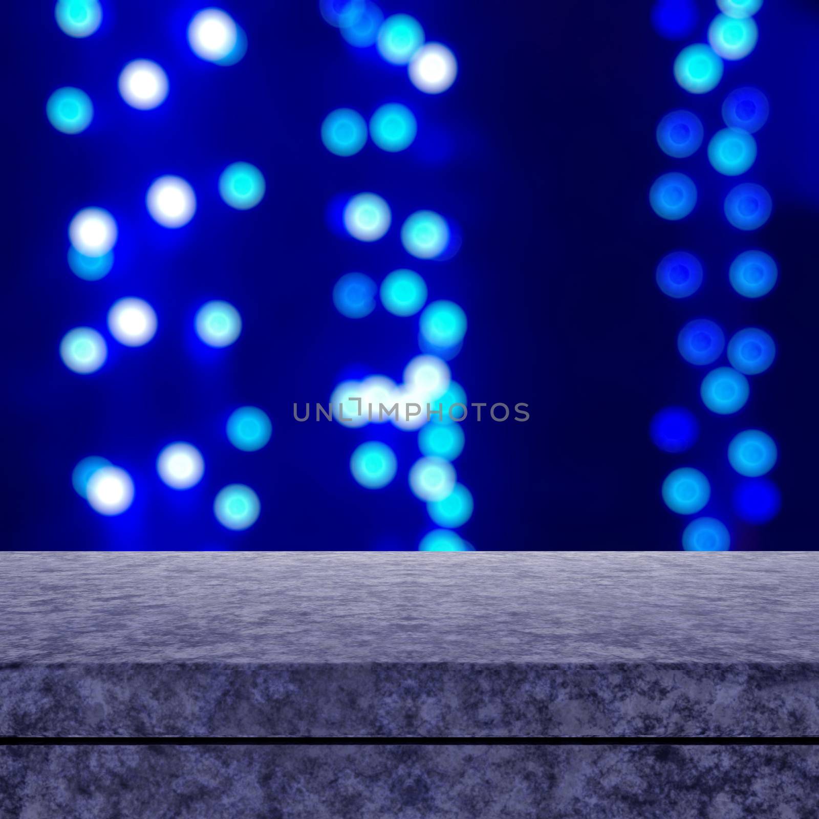 Empty table and blurred  background for product presentation