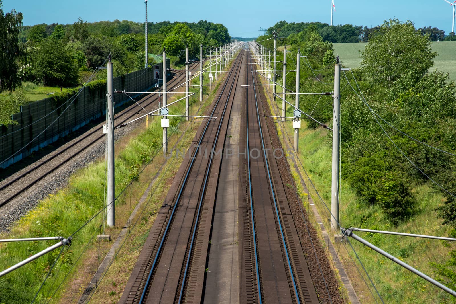 Railroad tracks in Germany by elxeneize