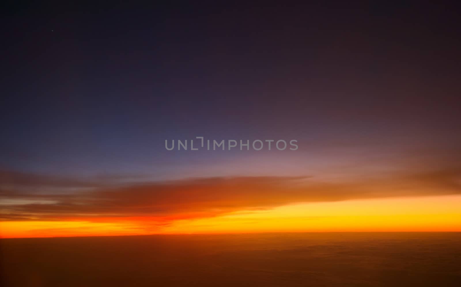 Twilight sky at high altitude, just before dawn. by hernan_hyper