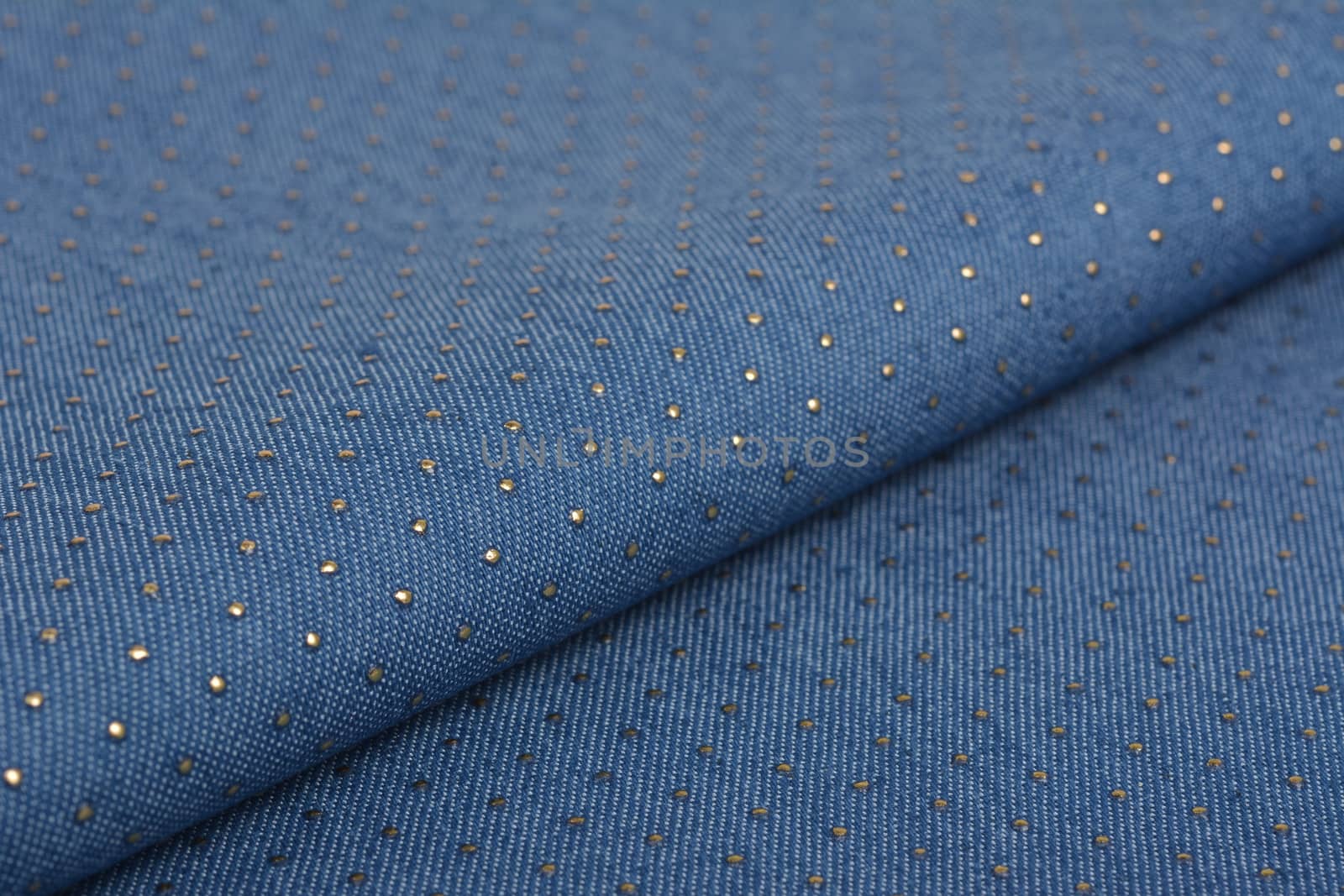 blue fabric texture, closeup, background by polyats