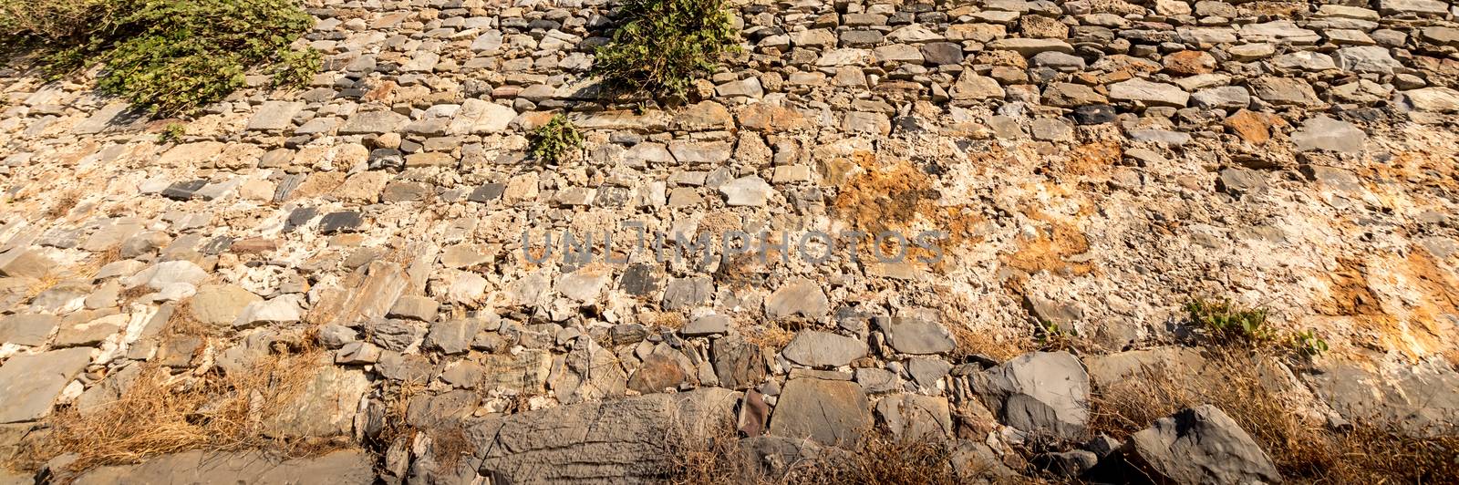 Background of old stone brick wall. by Eugene_Yemelyanov