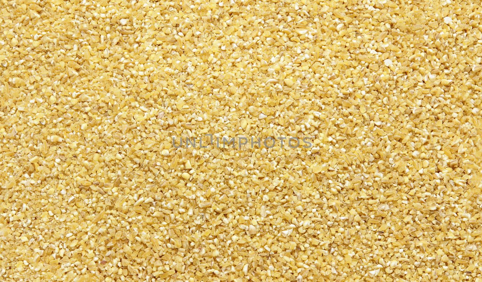 Fine ground durum wheat or groats -texture and details, closeup