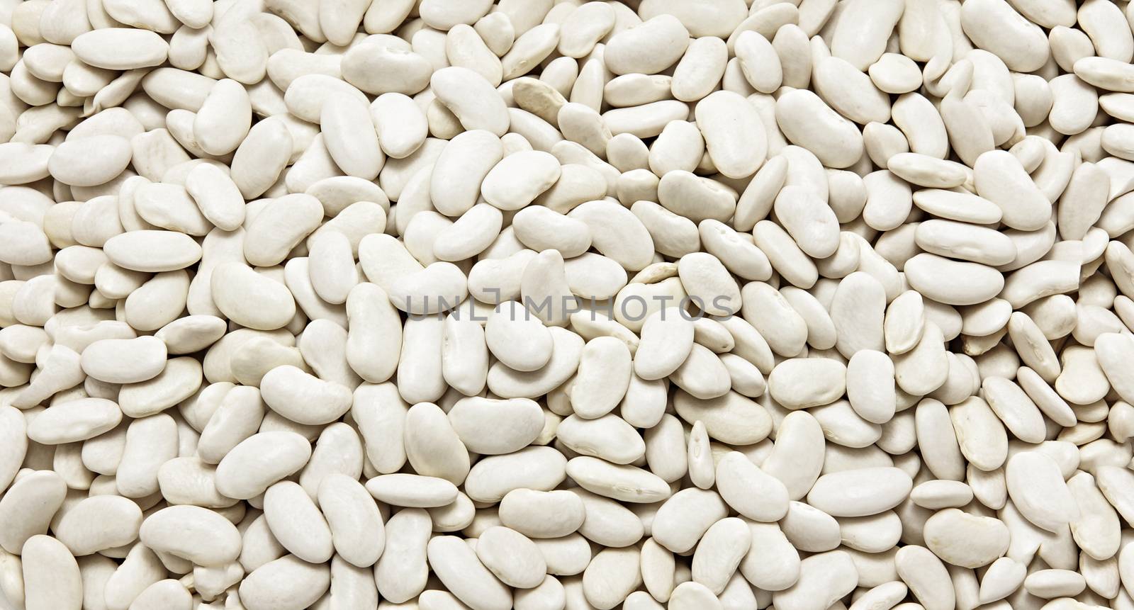 White Beans texture background - grocery products, close up