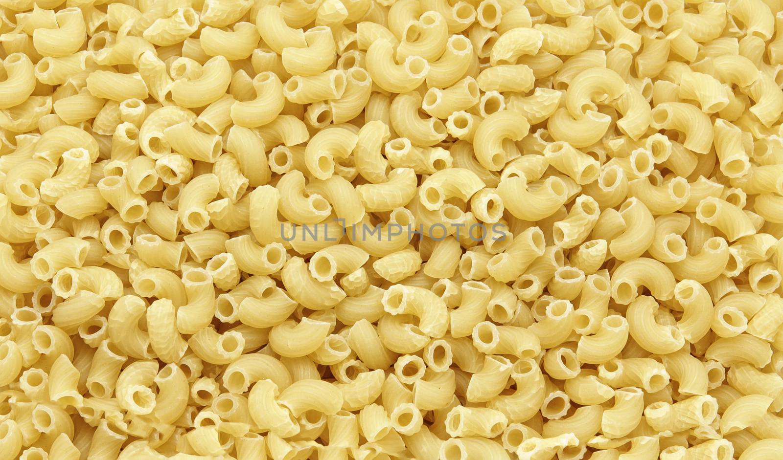 Coil macaroni macro with additional texture and details, close-up