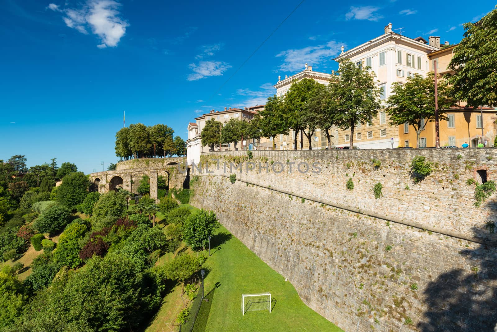 Bergamo upper town, Lombardy region. Northern Italy