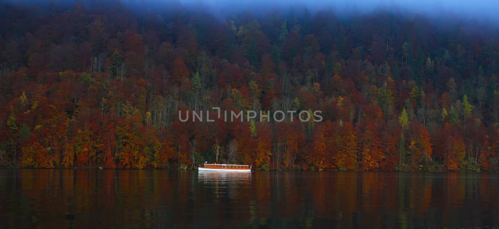 autumn scene Konigsee, Germany by Jindrich_Blecha