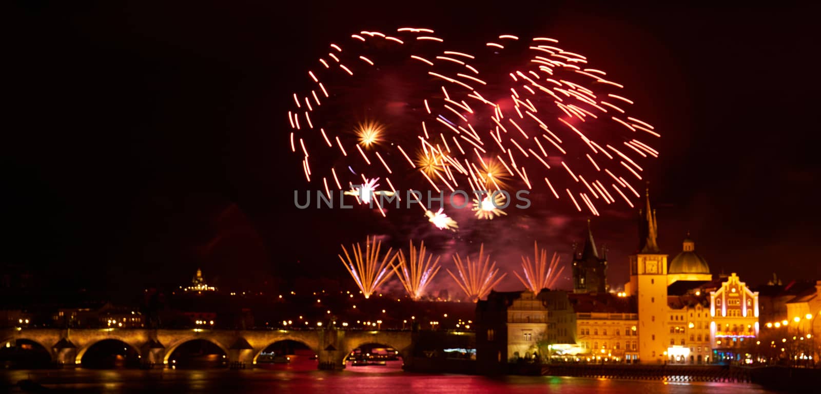 2019 New Year Firework Show over Prague by Jindrich_Blecha