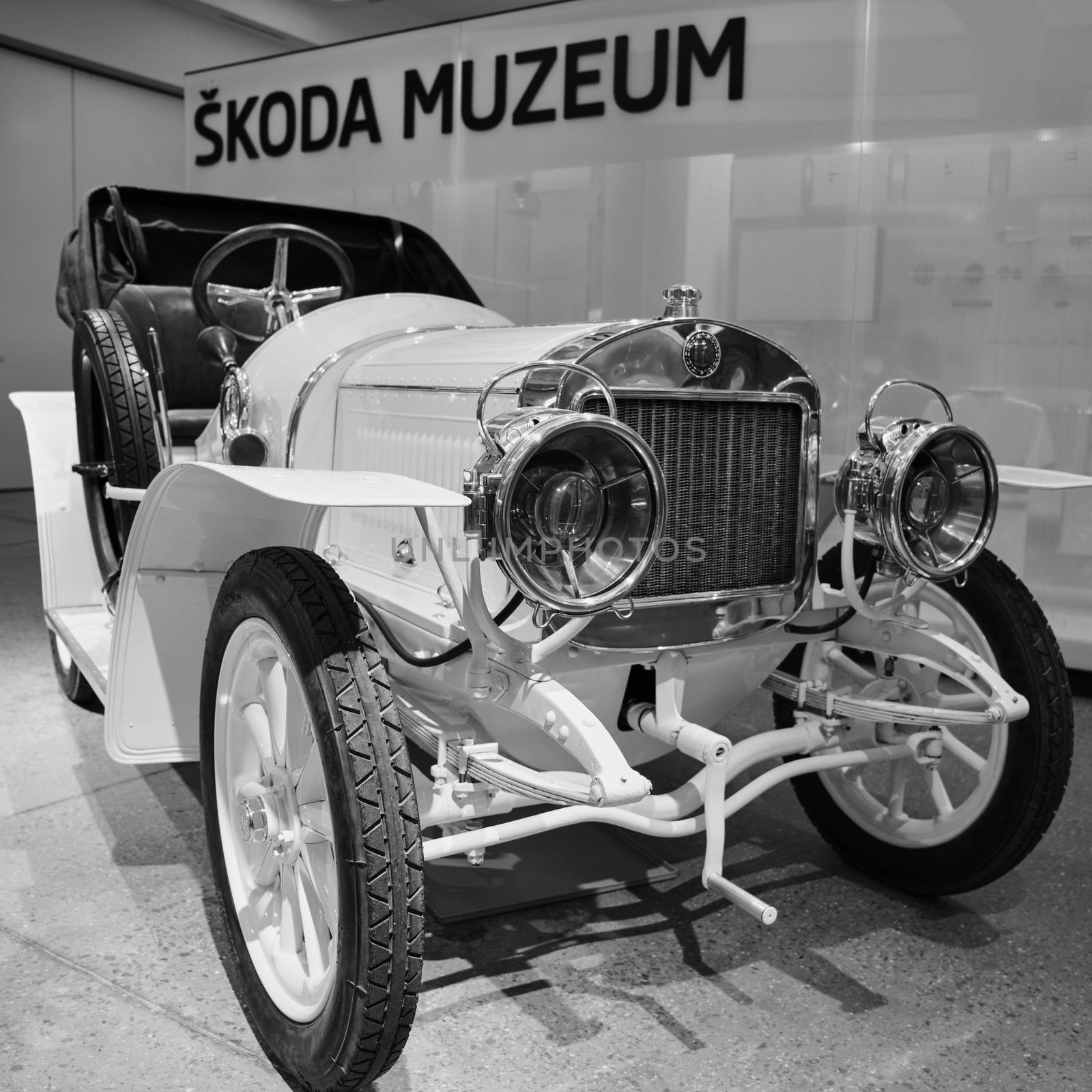 Mlada Boleslav/Czech Republic - January 6, 2019: Skoda Auto Museum, Automobile museum presents the history of the company Skoda and Laurin & Klement by Jindrich_Blecha