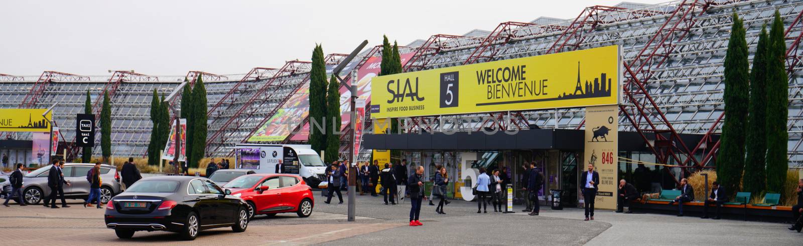 Paris/France - October 24 2018: SIAL trade fair specialized at food industry