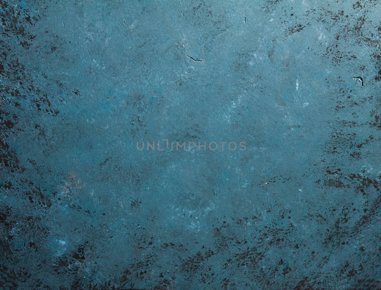 retro stone Concrete blue gray background with old absolete scuffs and black splashes. Grungy paint Textured floor or wall cement texture in the grunge style. Space for text
