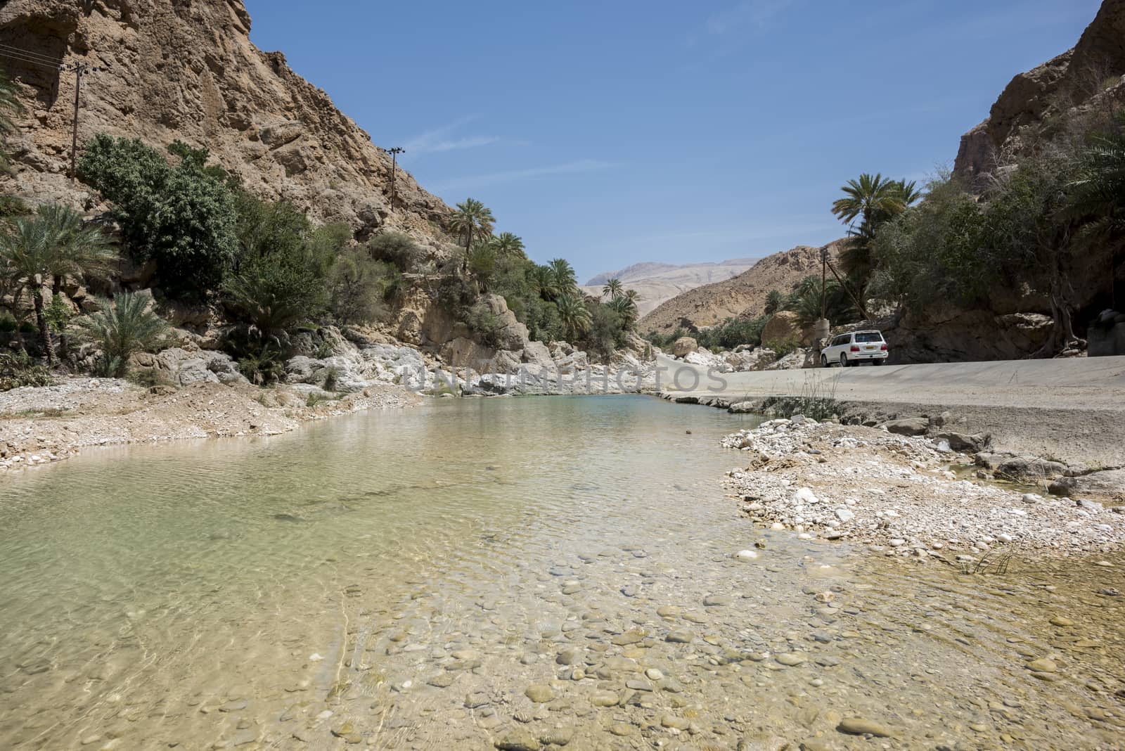 River of Wadi Bani Khalid, Oman by GABIS