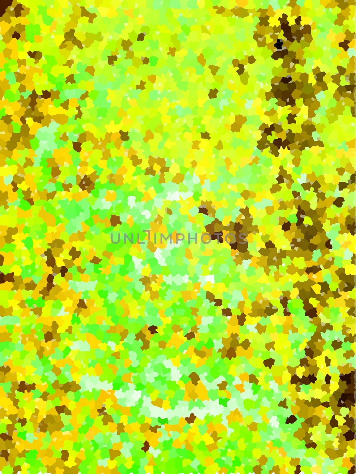 yellow green maple crystallize stained glass background